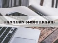 平湖小程序什么制作（小程序什么制作软件）