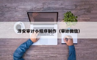 平湖淳安审计小程序制作（审计微信）